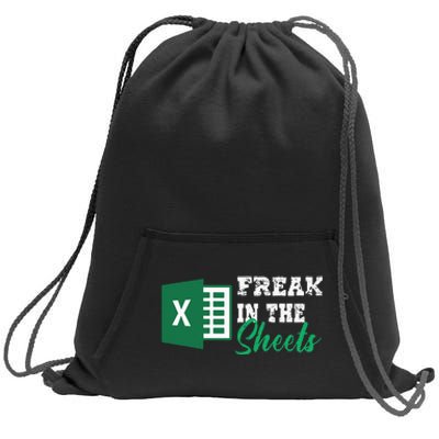 Freak In The Excel Sheets Sweatshirt Cinch Pack Bag