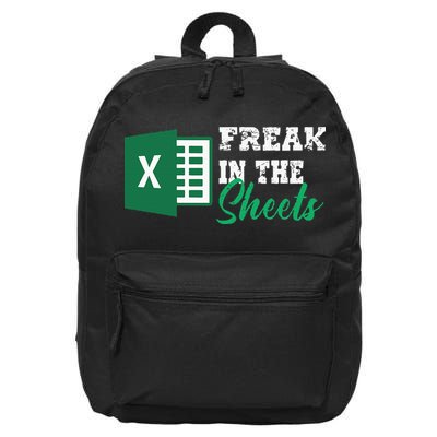 Freak In The Excel Sheets 16 in Basic Backpack