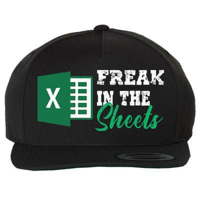 Freak In The Excel Sheets Wool Snapback Cap