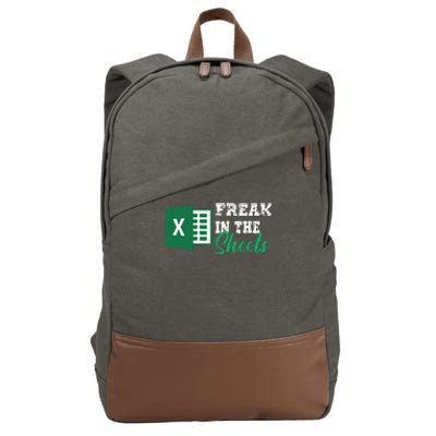 Freak In The Excel Sheets Cotton Canvas Backpack