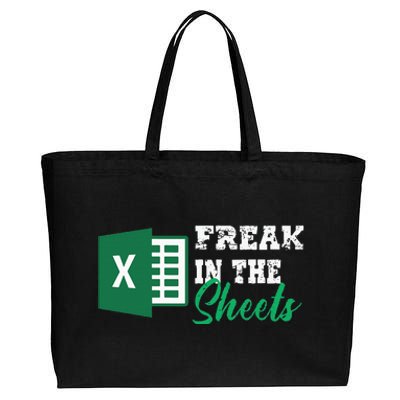 Freak In The Excel Sheets Cotton Canvas Jumbo Tote