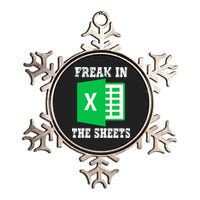 Freak In The Excel Sheets Metallic Star Ornament