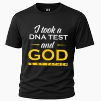Funny I Took A Dna Test God Is My Father Jesus Christian Cooling Performance Crew T-Shirt