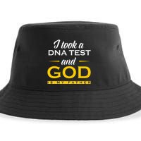 Funny I Took A Dna Test God Is My Father Jesus Christian Sustainable Bucket Hat