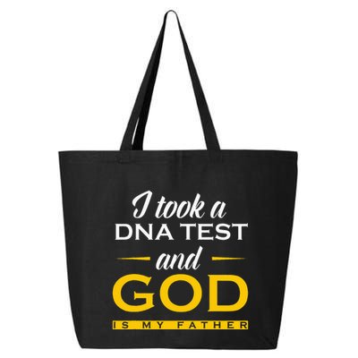 Funny I Took A Dna Test God Is My Father Jesus Christian 25L Jumbo Tote