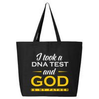 Funny I Took A Dna Test God Is My Father Jesus Christian 25L Jumbo Tote