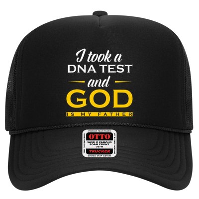 Funny I Took A Dna Test God Is My Father Jesus Christian Trucker Hat