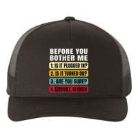 Funny Information Technology Tech Technical Support Gift Yupoong Adult 5-Panel Trucker Hat