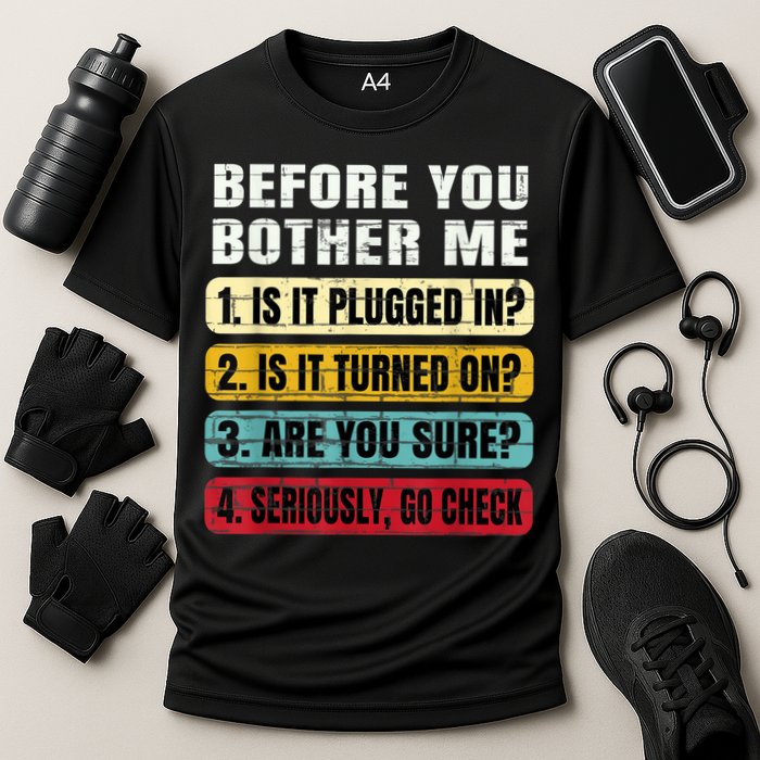 Funny Information Technology Tech Technical Support Gift Performance Shirt