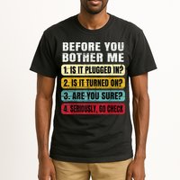 Funny Information Technology Tech Technical Support Gift Tall T-Shirt