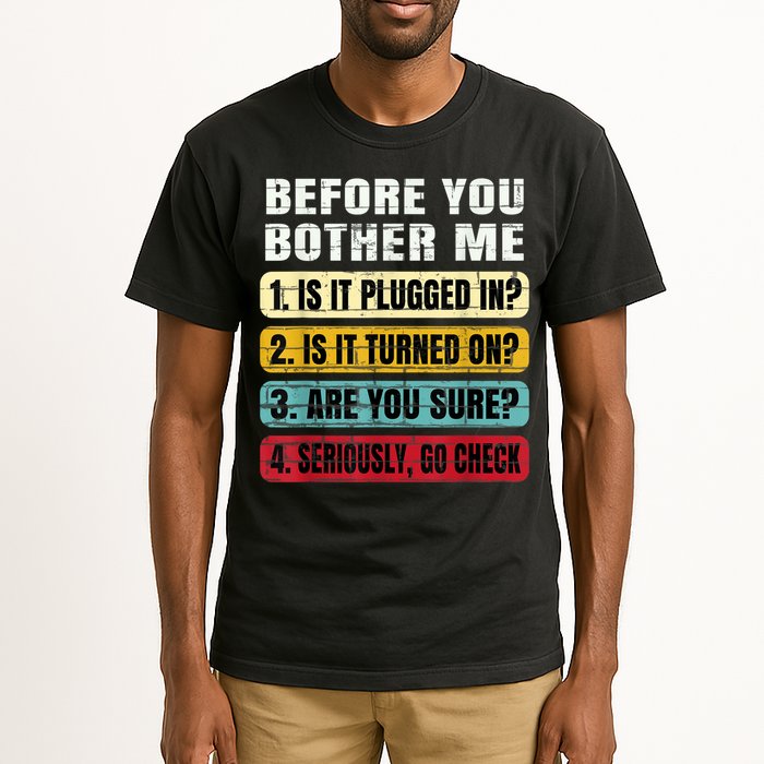 Funny Information Technology Tech Technical Support Gift Tall T-Shirt