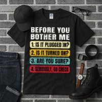 Funny Information Technology Tech Technical Support Gift Tall T-Shirt