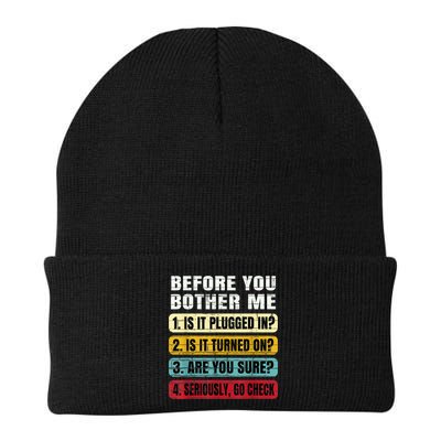 Funny Information Technology Tech Technical Support Gift Beanie