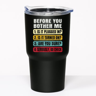 Funny Information Technology Tech Technical Support Gift Tumbler