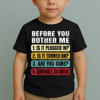 Funny Information Technology Tech Technical Support Gift Toddler T-Shirt