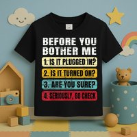 Funny Information Technology Tech Technical Support Gift Toddler T-Shirt