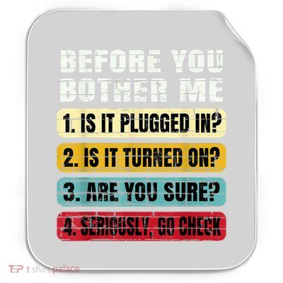 Funny Information Technology Tech Technical Support Gift Permanent Decal Sticker