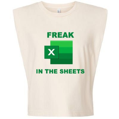 Freak In The Excel Sheets Garment-Dyed Women's Muscle Tee