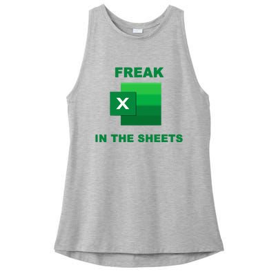 Freak In The Excel Sheets Ladies PosiCharge Tri-Blend Wicking Tank