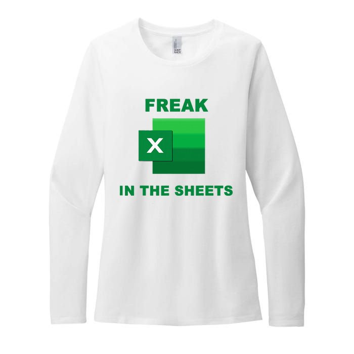 Freak In The Excel Sheets Womens CVC Long Sleeve Shirt