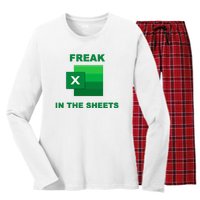 Freak In The Excel Sheets Women's Long Sleeve Flannel Pajama Set 