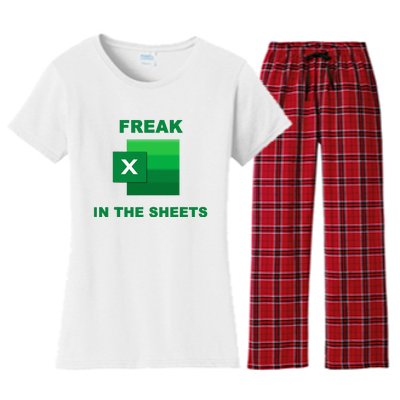 Freak In The Excel Sheets Women's Flannel Pajama Set