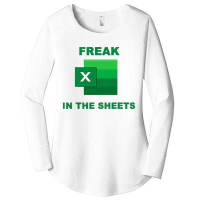 Freak In The Excel Sheets Women's Perfect Tri Tunic Long Sleeve Shirt