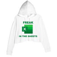 Freak In The Excel Sheets Crop Fleece Hoodie