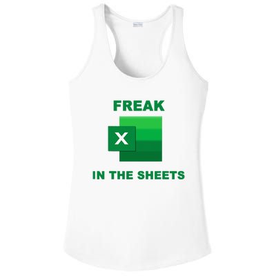 Freak In The Excel Sheets Ladies PosiCharge Competitor Racerback Tank