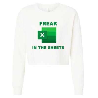 Freak In The Excel Sheets Cropped Pullover Crew