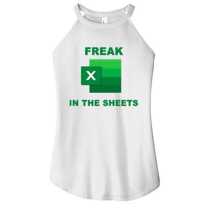 Freak In The Excel Sheets Women's Perfect Tri Rocker Tank