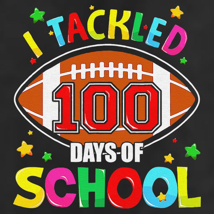 Football I Tackled 100 Day Of School  100th Day Of School Hat