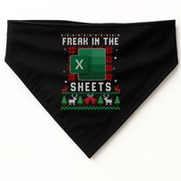 Freak In The Sheets Excel Ugly Christmas Sweater USA-Made Doggie Bandana