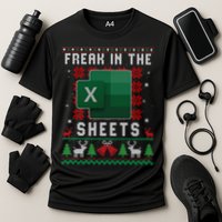 Freak In The Sheets Excel Ugly Christmas Sweater Performance Shirt