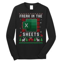 Freak In The Sheets Excel Ugly Christmas Sweater Long Sleeve Shirt
