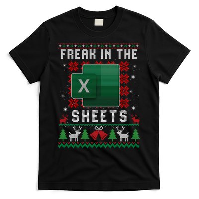 Freak In The Sheets Excel Ugly Christmas Sweater T-Shirt