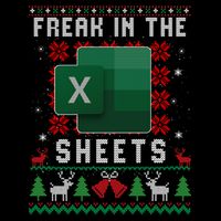 Freak In The Sheets Excel Ugly Christmas Sweater 16 in Basic Backpack