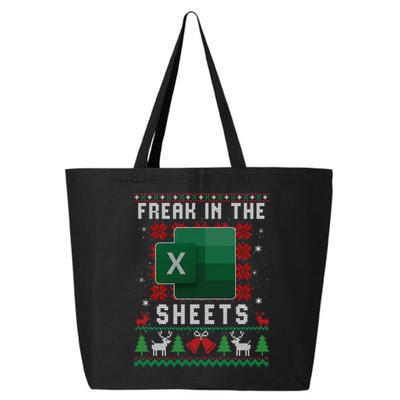 Freak In The Sheets Excel Ugly Christmas Sweater 25L Jumbo Tote