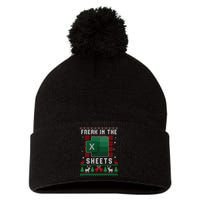 Freak In The Sheets Excel Ugly Christmas Sweater Pom Pom 12in Knit Beanie