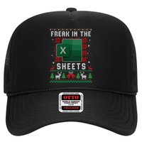 Freak In The Sheets Excel Ugly Christmas Sweater Trucker Hat
