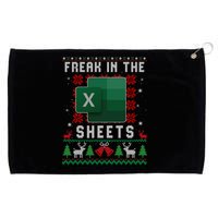 Freak In The Sheets Excel Ugly Christmas Sweater Grommeted Golf Towel