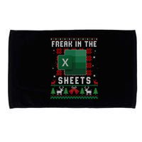 Freak In The Sheets Excel Ugly Christmas Sweater Microfiber Hand Towel