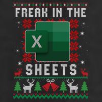 Freak In The Sheets Excel Ugly Christmas Sweater Microfiber Hand Towel