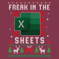 Freak In The Sheets Excel Ugly Christmas Sweater 16oz Travel Tumbler