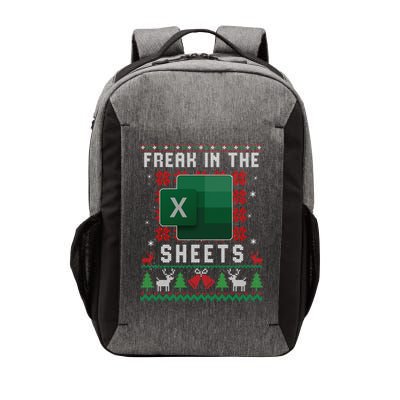 Freak In The Sheets Excel Ugly Christmas Sweater Vector Backpack