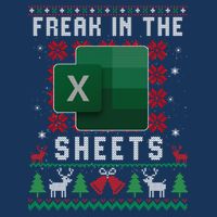 Freak In The Sheets Excel Ugly Christmas Sweater Infant Baby Jersey Bodysuit