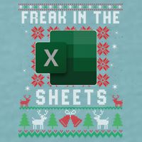 Freak In The Sheets Excel Ugly Christmas Sweater Sueded Cloud Jersey T-Shirt