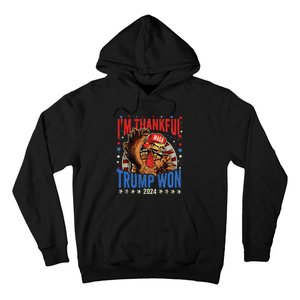 Funny IM Thankful Trump We Won 2024 Vance Inauguration 2025 Hoodie