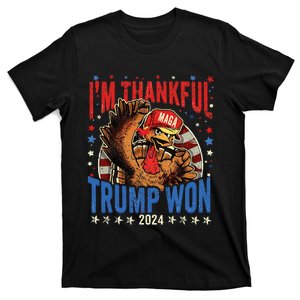 Funny IM Thankful Trump We Won 2024 Vance Inauguration 2025 T-Shirt