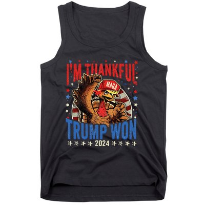 Funny IM Thankful Trump We Won 2024 Vance Inauguration 2025 Tank Top